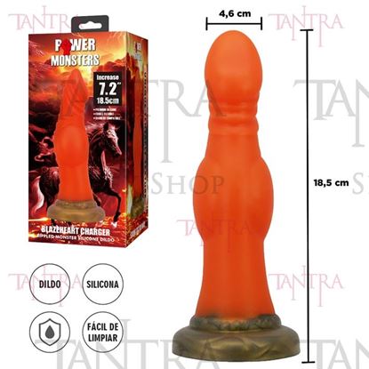 Dildo con sopapa de silicona monster
